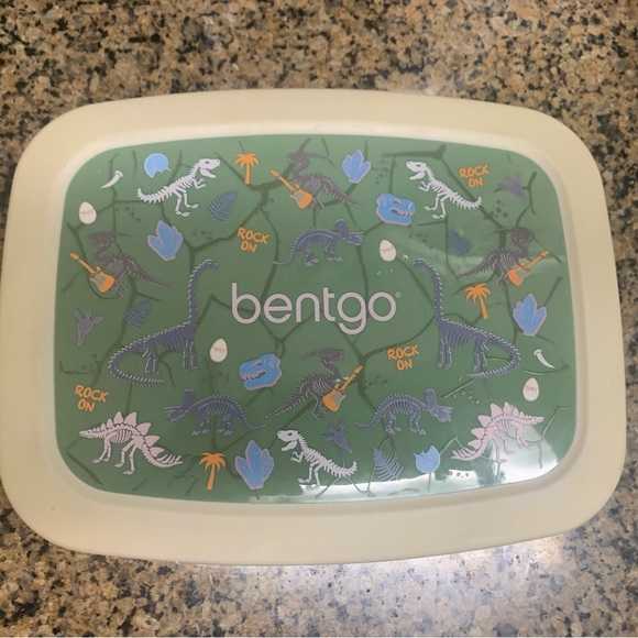 Bentgo Kids Dinosaur Lunch Box - Green - Picture 1 of 8